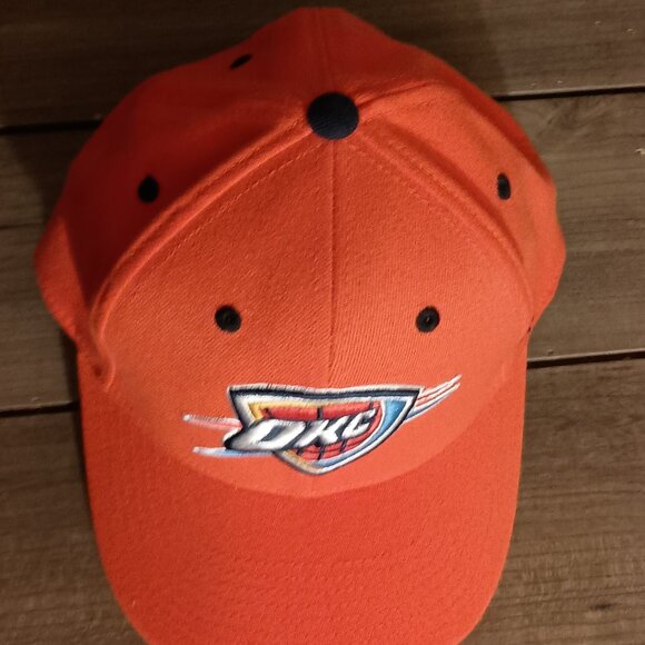 Oklahoma City Thunder NBA 47Forty Seven Orange Hat One Size Elastic Band - Picture 6 of 11